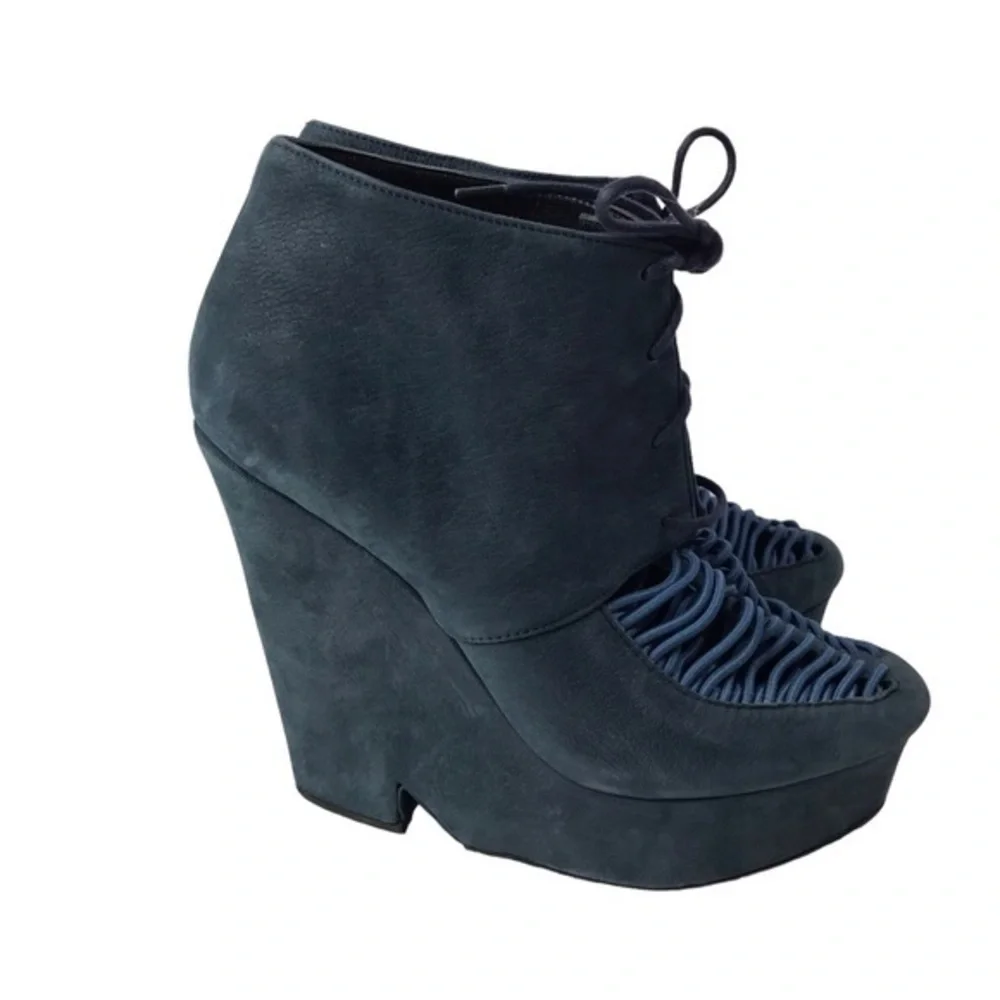 Opening Ceremony Margot Leather Platform Wedges size 39